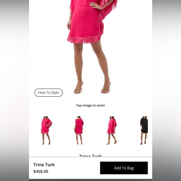 Trina Turk Bright Orange dress - Picture 3 of 3